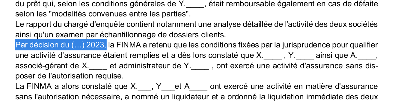 FINMA Judgment, Parreaux Thiebaud & Partners, Justicia SA, Justiva SA, Mathieu Parreaux, Gaelle Jeanmonod