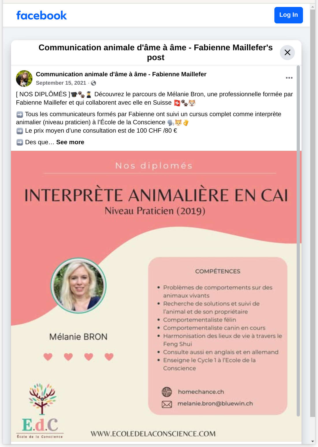 Mélanie Bron, horse whisperer, Blonay, Chernex, Vaud
